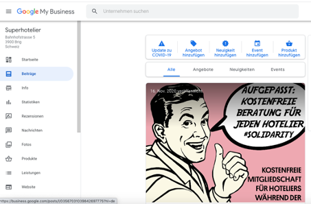 Google My Business Bild Beiträge